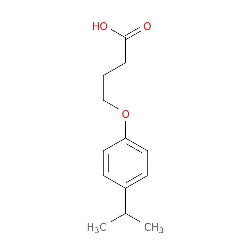 4-[4-(propan-2-yl)phenoxy]butanoic acid
