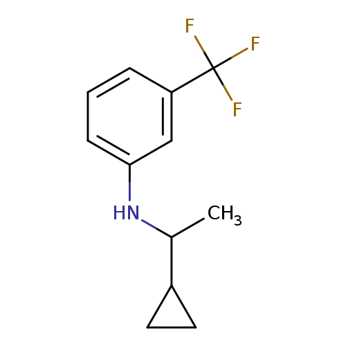 N-(1-Cyclopropylethyl)-n-[3-(trifluoromethyl)phenyl]amine