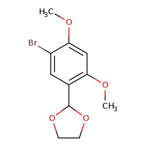 1-BROMO-2,4-DIMETHOXY-5-(1,3-DIOXOLAN-2-YL)BENZENE