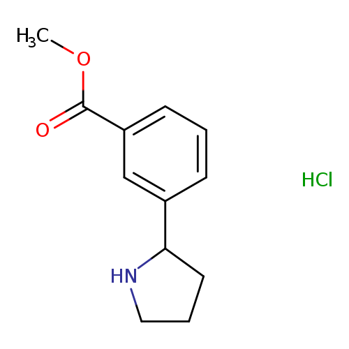 3-Pyrrolidin-2-yl-benzoic acid methyl ester hydrochloride