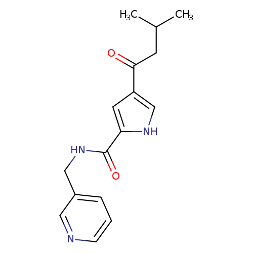 4-(3-methylbutanoyl)-N-[(pyridin-3-yl)methyl]-1H-pyrrole-2-carboxamide