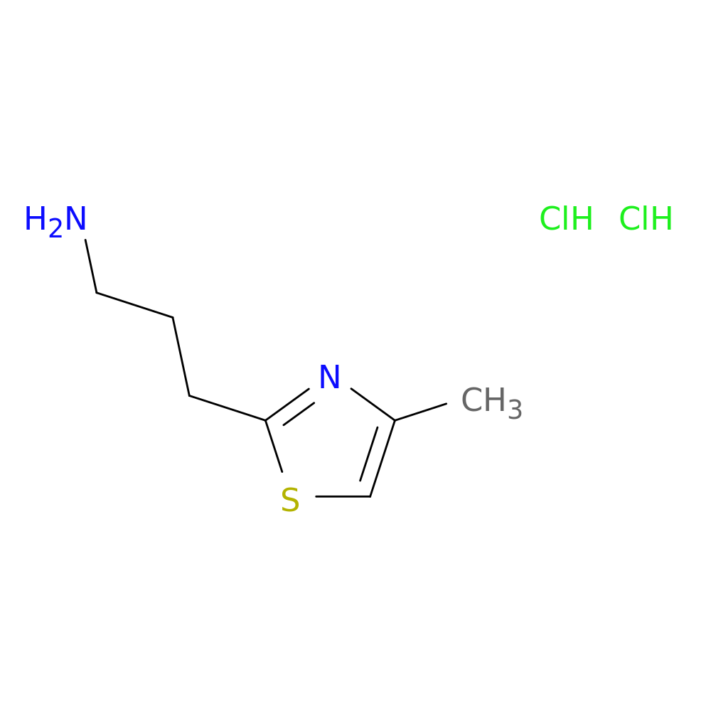 [3-(4-methyl-1,3-thiazol-2-yl)propyl]amine dihydrochloride