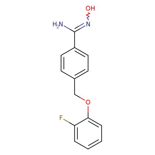 4-(2-fluorophenoxymethyl)-N'-hydroxybenzene-1-carboximidamide