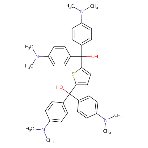 2,5-Thiophenedimethanol, α2,α2,α5,α5-tetrakis[4-(dimethylamino)phenyl]-