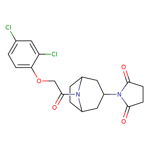 1-{8-[2-(2,4-dichlorophenoxy)acetyl]-8-azabicyclo[3.2.1]octan-3-yl}pyrrolidine-2,5-dione