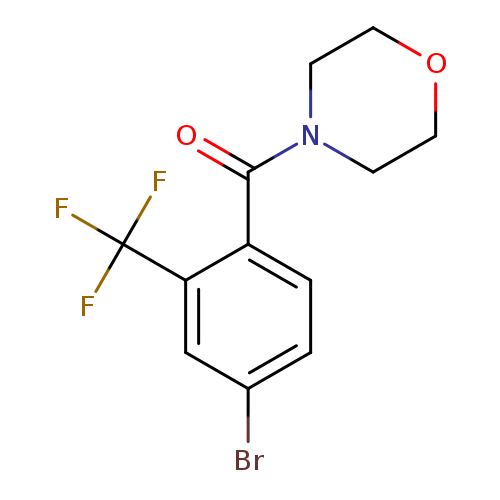 4-[4-Bromo-2-(trifluoromethyl)benzoyl]morpholine