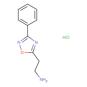 [2-(3-phenyl-1,2,4-oxadiazol-5-yl)ethyl]amine hydrochloride