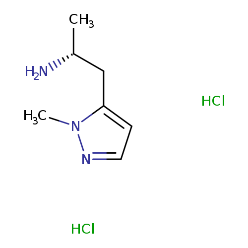 (2R)-1-(1-methyl-1H-pyrazol-5-yl)propan-2-amine dihydrochloride