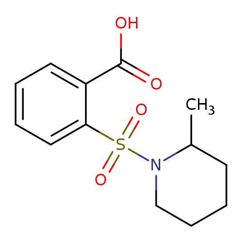 2-[(2-methylpiperidin-1-yl)sulfonyl]benzoic acid