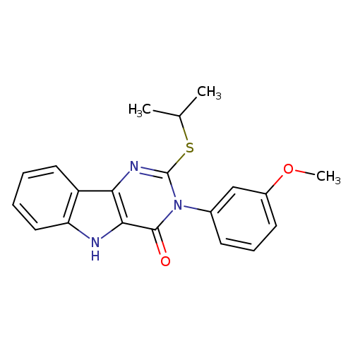 3-(3-methoxyphenyl)-2-(propan-2-ylsulfanyl)-3H,4H,5H-pyrimido[5,4-b]indol-4-one