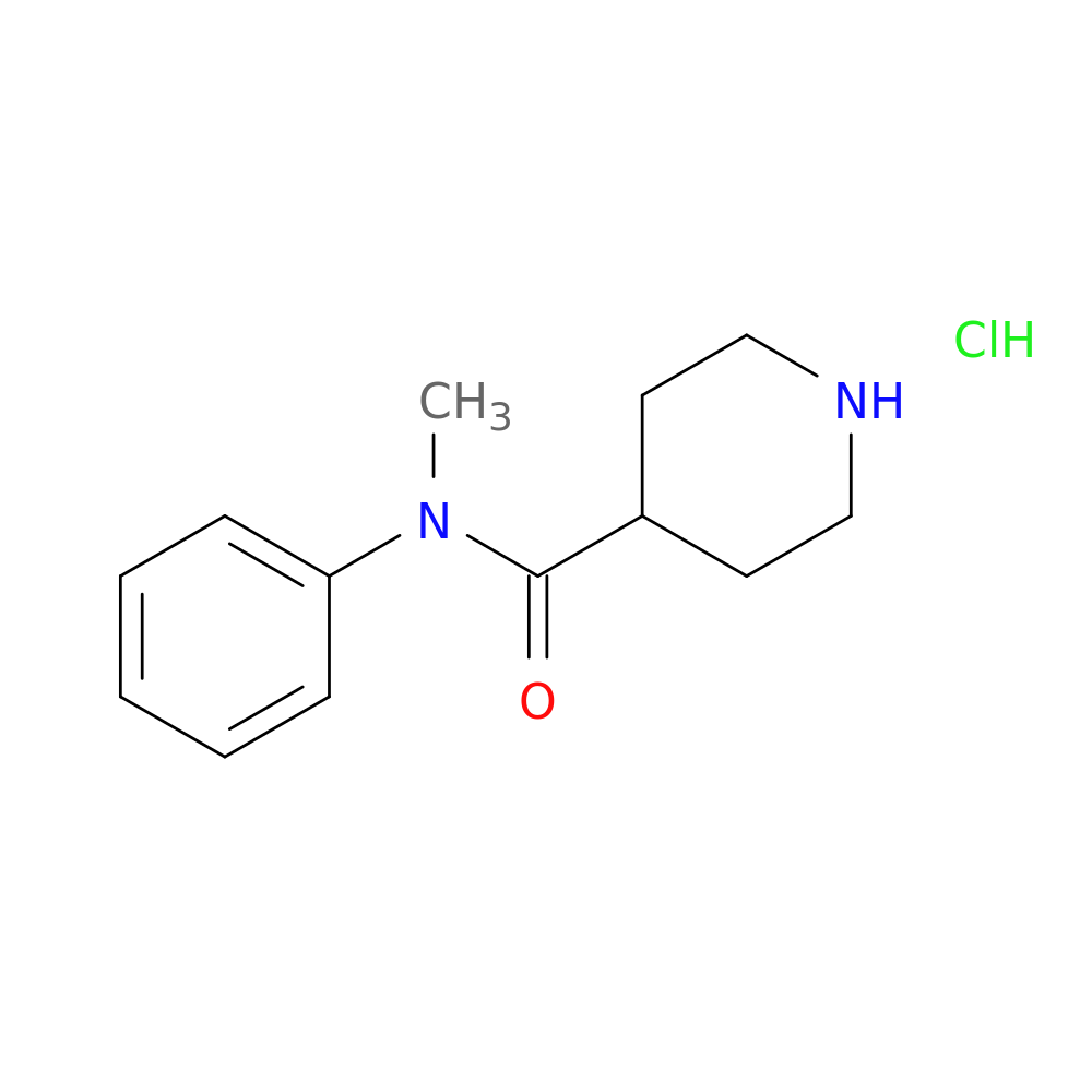 N-methyl-N-phenylpiperidine-4-carboxamide hydrochloride