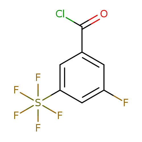 3-Fluoro-5-(pentafluorosulfur)benzoyl chloride