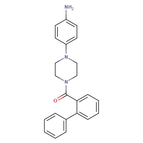 (4-[4-(Biphenyl-2-ylcarbonyl)piperazin-1-yl]phenyl)amine
