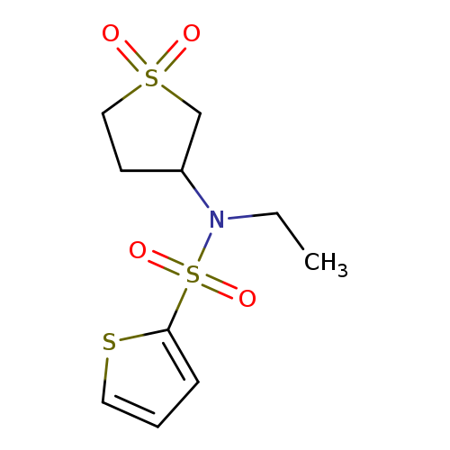 N-(1,1-dioxo-1lambda6-thiolan-3-yl)-N-ethylthiophene-2-sulfonamide