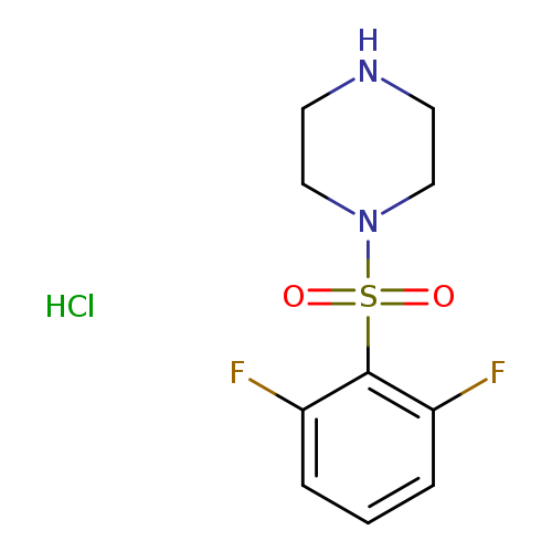 1-(2,6-difluorobenzenesulfonyl)piperazine hydrochloride