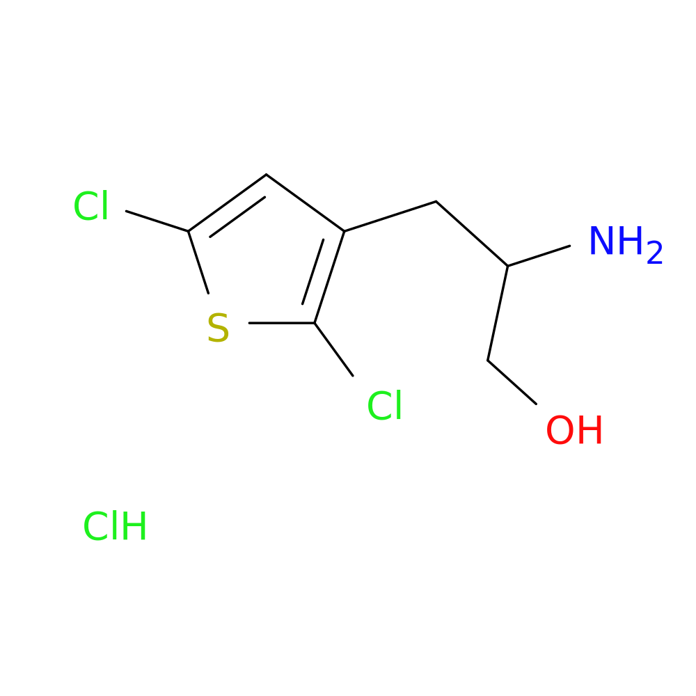 2-amino-3-(2,5-dichlorothiophen-3-yl)propan-1-ol hydrochloride