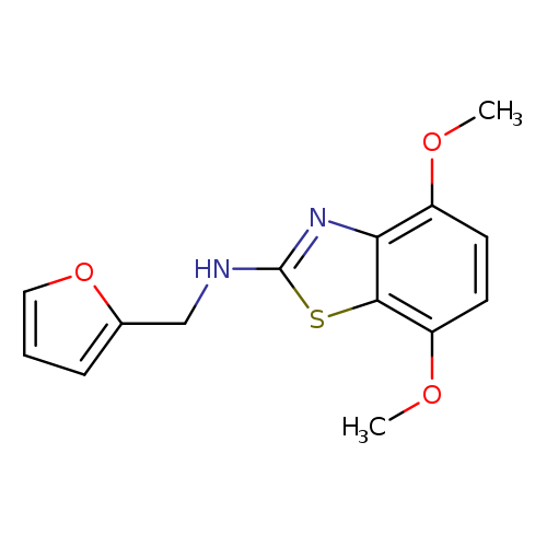 N-(2-Furylmethyl)-4,7-dimethoxy-1,3-benzothiazol-2-amine