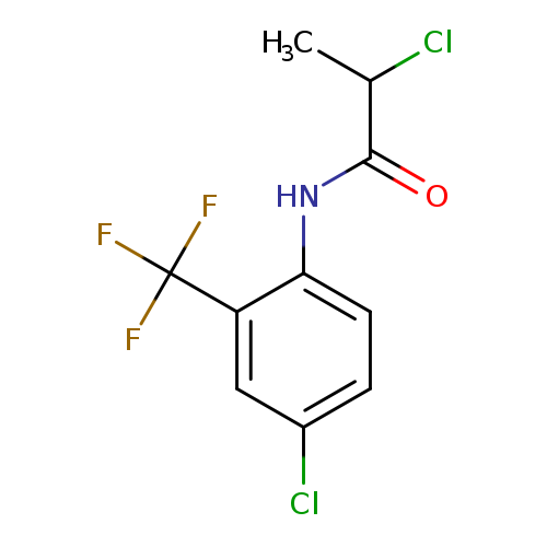 2-chloro-N-[4-chloro-2-(trifluoromethyl)phenyl]propanamide