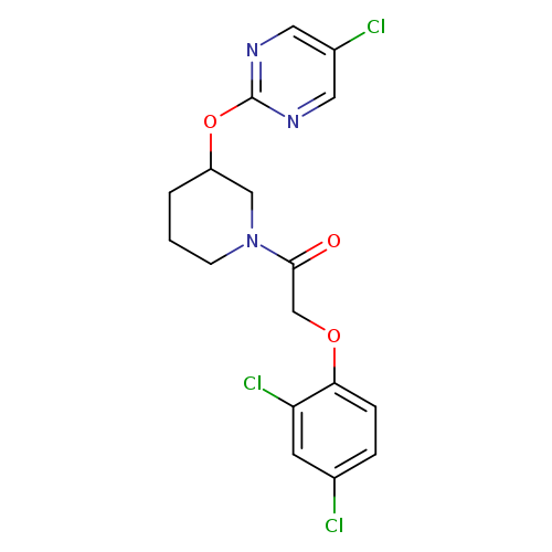 1-{3-[(5-chloropyrimidin-2-yl)oxy]piperidin-1-yl}-2-(2,4-dichlorophenoxy)ethan-1-one