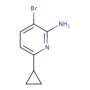 3-Bromo-6-cyclopropyl-pyridin-2-amine