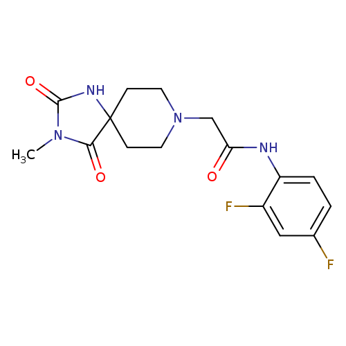 N-(2,4-difluorophenyl)-2-{3-methyl-2,4-dioxo-1,3,8-triazaspiro[4.5]decan-8-yl}acetamide