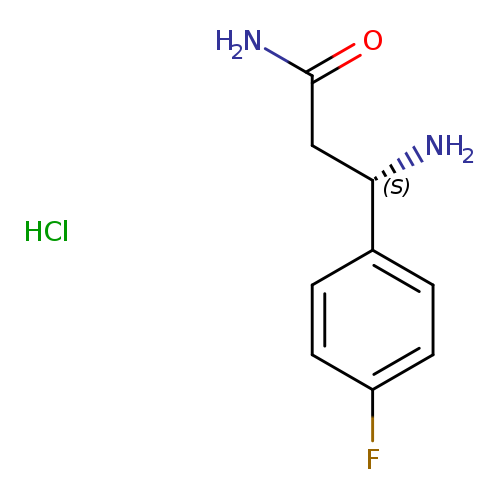 (3S)-3-amino-3-(4-fluorophenyl)propanamide hydrochloride
