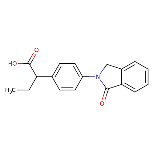 (2S)-2-[4-(3-oxo-1H-isoindol-2-yl)phenyl]butanoic acid