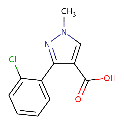3-(2-chlorophenyl)-1-methyl-1H-pyrazole-4-carboxylic acid