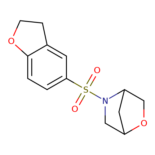 5-(2,3-dihydro-1-benzofuran-5-sulfonyl)-2-oxa-5-azabicyclo[2.2.1]heptane