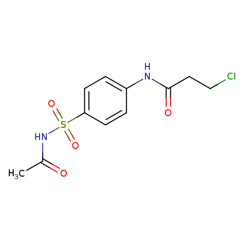 N-(4-[(Acetylamino)sulfonyl]phenyl)-3-chloropropanamide