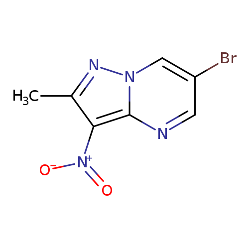 6-bromo-2-methyl-3-nitropyrazolo[1,5-a]pyrimidine