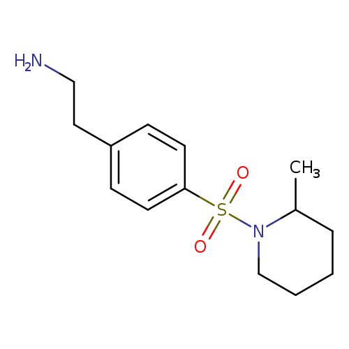 2-(4-((2-Methylpiperidin-1-yl)sulfonyl)phenyl)ethanamine