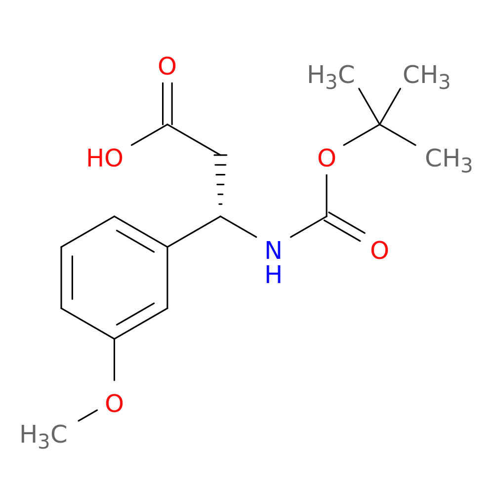 Boc-(s)-3-amino-3-(3-methoxy-phenyl)-propionic acid