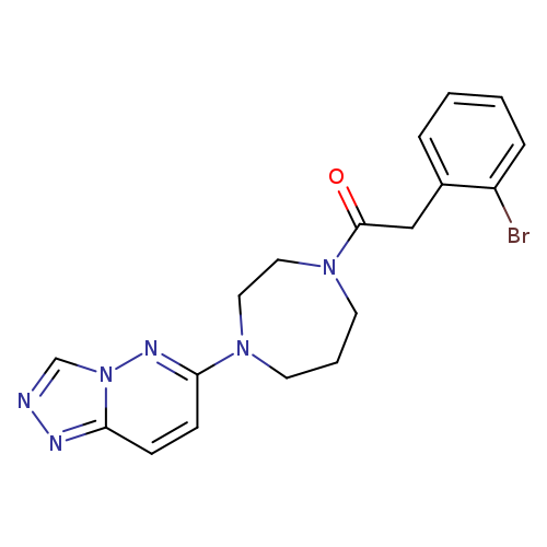 2-(2-bromophenyl)-1-(4-{[1,2,4]triazolo[4,3-b]pyridazin-6-yl}-1,4-diazepan-1-yl)ethan-1-one