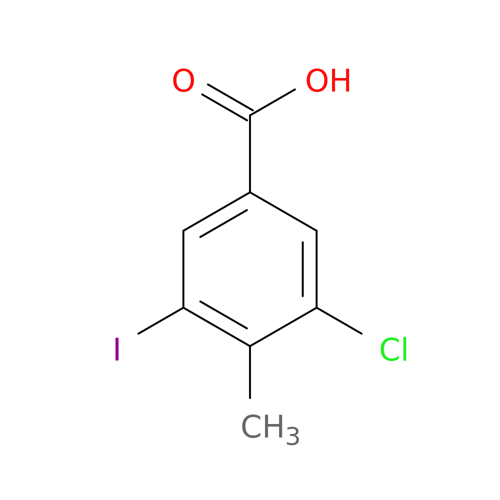 3-chloro-5-iodo-4-methylbenzoic acid