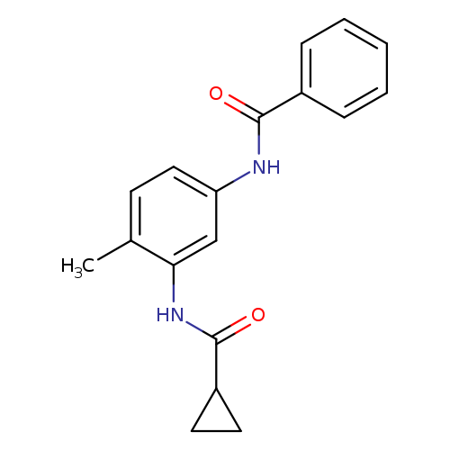 N-{3-[(cyclopropylcarbonyl)amino]-4-methylphenyl}benzamide