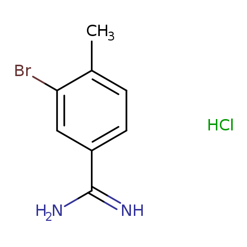 3-bromo-4-methylbenzene-1-carboximidamide hydrochloride