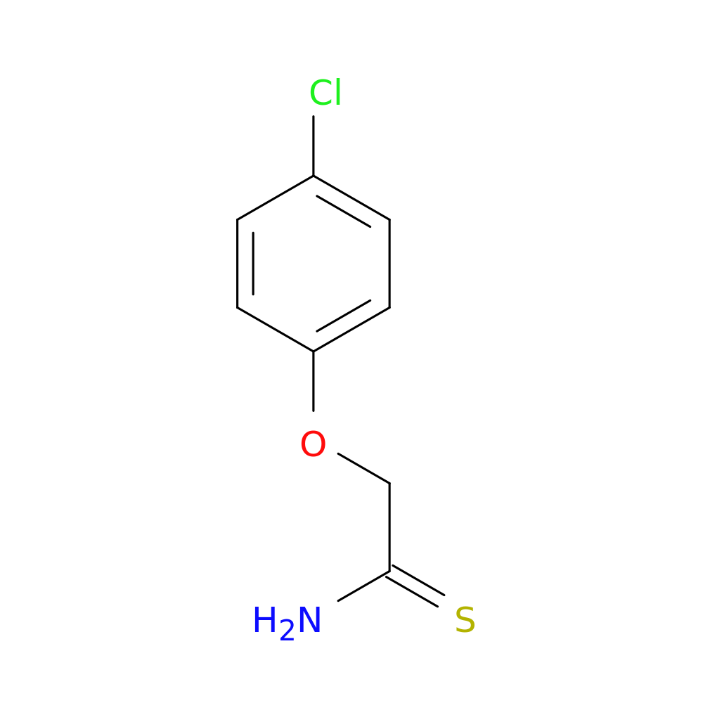 2-(4-Chlorophenoxy)ethanethioamide