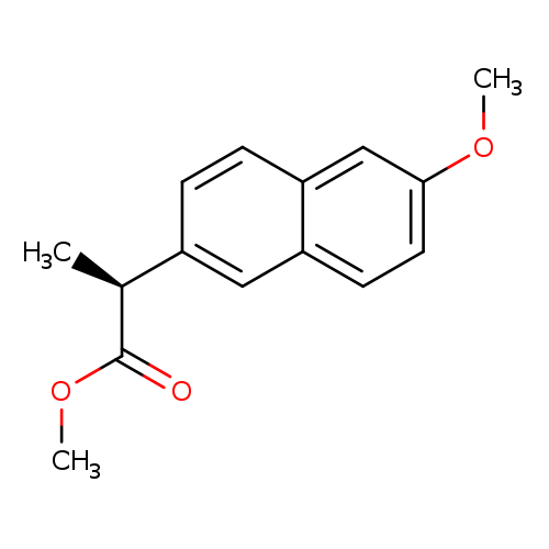 2-Naphthaleneacetic acid, 6-methoxy-α-methyl-, methyl ester, (αS)-