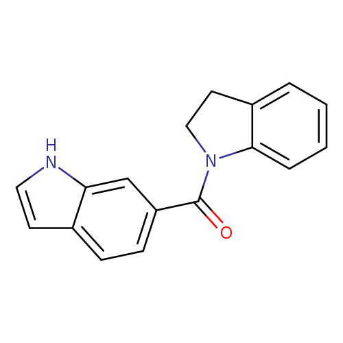 6-(2,3-dihydro-1H-indole-1-carbonyl)-1H-indole