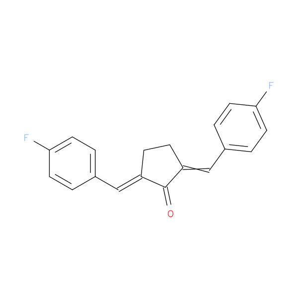 2,5-bis[(4-fluorophenyl)methylene]cyclopentanone