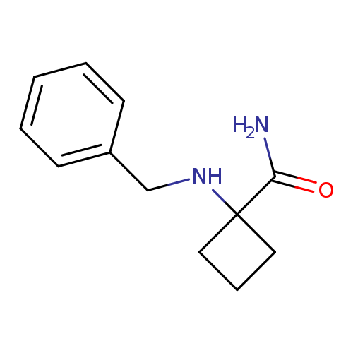 1-(benzylamino)cyclobutane-1-carboxamide
