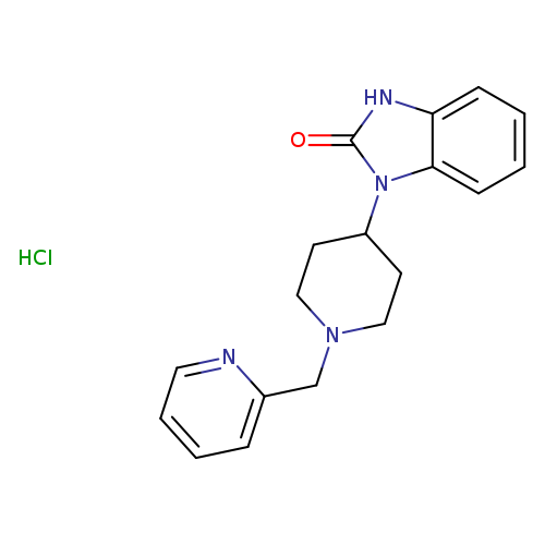 1-{1-[(pyridin-2-yl)methyl]piperidin-4-yl}-2,3-dihydro-1H-1,3-benzodiazol-2-one hydrochloride