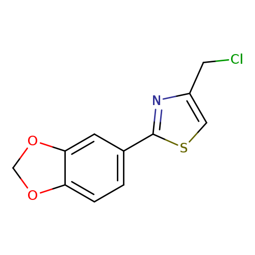 2-(1,3-BENZODIOXOL-5-YL)-4-(CHLOROMETHYL)-1,3-THIAZOLE