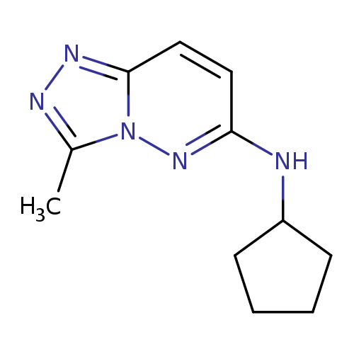 N-cyclopentyl-3-methyl-[1,2,4]triazolo[4,3-b]pyridazin-6-amine