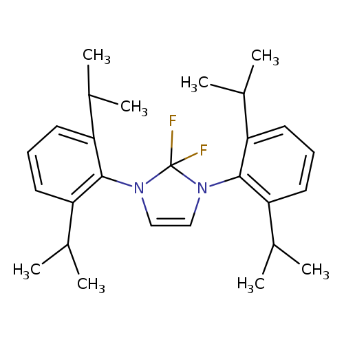 1H-Imidazole, 1,3-bis[2,6-bis(1-methylethyl)phenyl]-2,2-difluoro-2,3-dihydro-