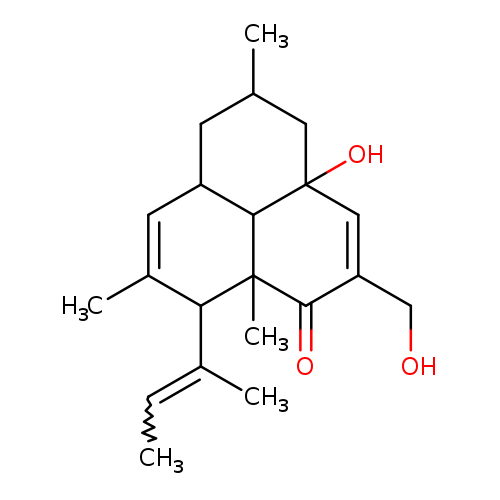 3a,4,5,6,6a,9,9a,9b-octahydro-3a-hydroxy-2-(hydroxymethyl)-5,8,9a-trimethyl-9-(1-methyl-1-propen-1-yl)-1H -phenalen-1-one