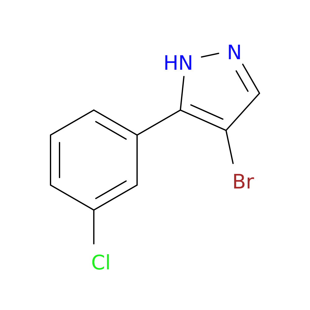 4-Bromo-5-(3-chlorophenyl)pyrazole