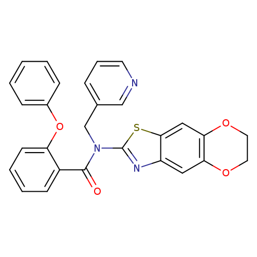 N-{10,13-dioxa-4-thia-6-azatricyclo[7.4.0.0^{3,7}]trideca-1,3(7),5,8-tetraen-5-yl}-2-phenoxy-N-[(pyridin-3-yl)methyl]benzamide