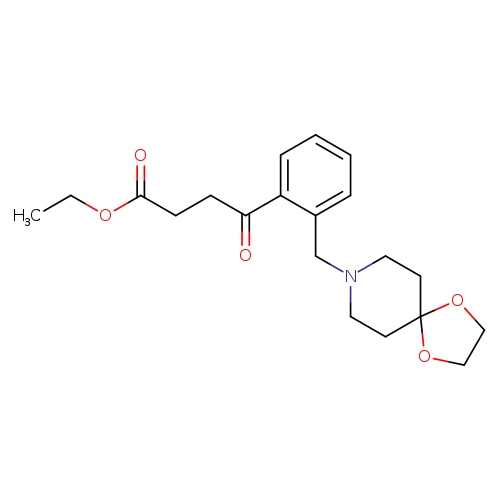 Ethyl 4-(2-(1,4-dioxa-8-azaspiro[4.5]decan-8-ylmethyl)phenyl)-4-oxobutanoate